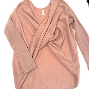 Beautiful Mauve Athleta Post Workout Cashmere Wool Sweater